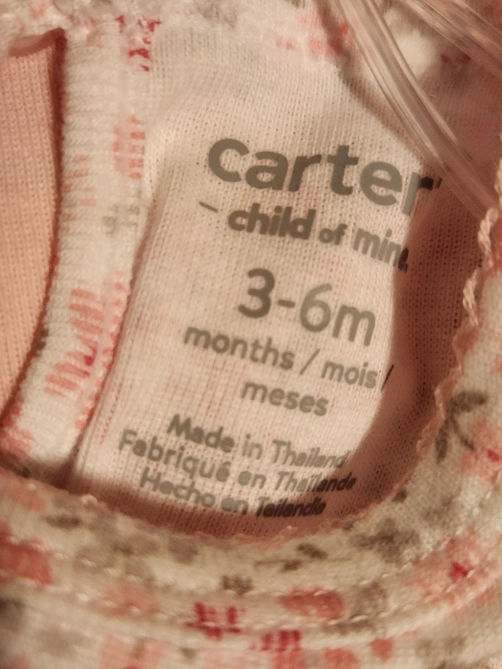 Carter's Pink Floral Baby Dress & Cardigan Set, S-3/6, NWT